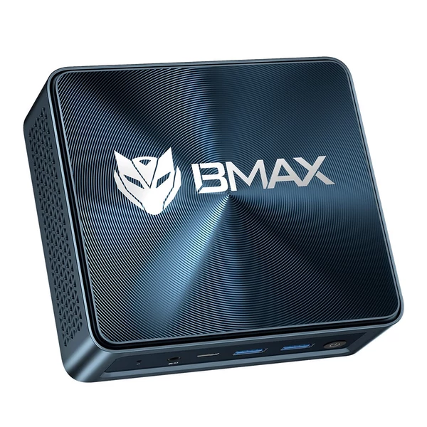 BMAX B10 Pro mini PC, Intel i7-13620H, 24GB RAM, 1TB SSD, tripla kijelző, WiFi 6, BT 5.2, HDMI, DP, Type-C