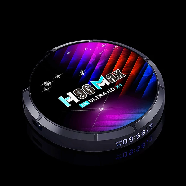 H96 Max X4 TV Box 4GB/32GB – Amlogic S905X4 Android 11 médialejátszó, 4K AV1, AC WiFi, Miracast, DLNA, AirPlay támogatással