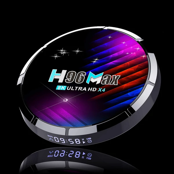H96 Max X4 TV Box 4GB/32GB – Amlogic S905X4 Android 11 médialejátszó, 4K AV1, AC WiFi, Miracast, DLNA, AirPlay támogatással