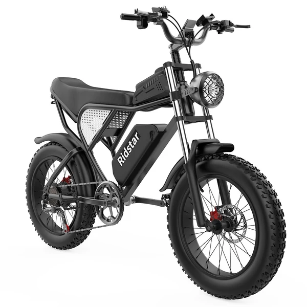 Ridstar Q20 elektromos kerékpár, 1000W motor, 20x4.0 zsíros gumi, 48V 20Ah kivehető akkumulátor, 48km/h, 120km hatótáv