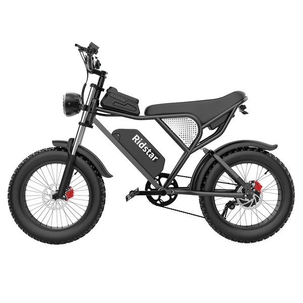 Ridstar Q20 elektromos kerékpár, 1000W motor, 20x4.0 zsíros gumi, 48V 20Ah kivehető akkumulátor, 48km/h, 120km hatótáv