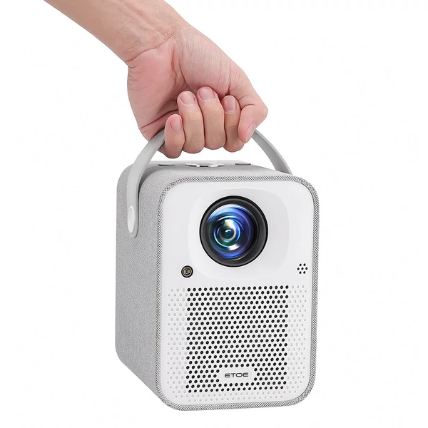 ETOE Seal projektor 400 ANSI, natív 1080p, Google TV, automata fókusz és trapézkorrekció