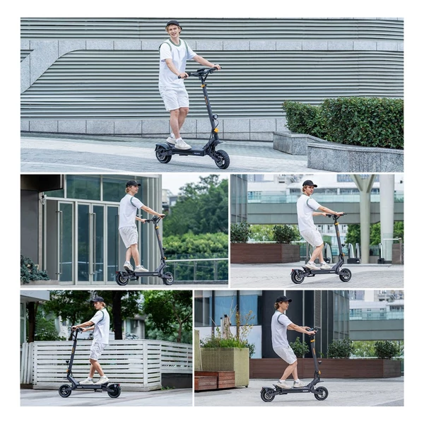 Ausom L1 Max elektromos roller, 1000W motor, 48V 20,8Ah akku, 90 km hatótáv, 50 km/h, 10" kerék, dupla tárcsafék, NFC-zár, rugós felfüggesztés