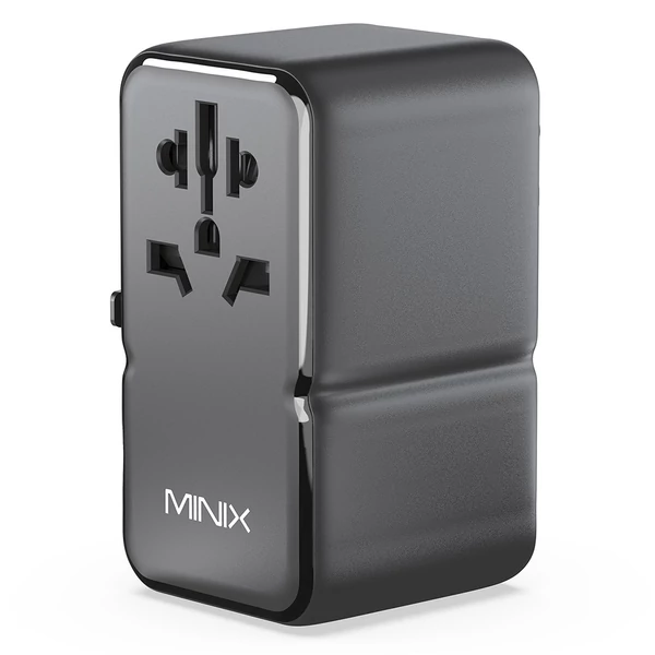 MINIX TP140 140W univerzális utazó adapter, 3 USB-C, 1 USB-A töltővel