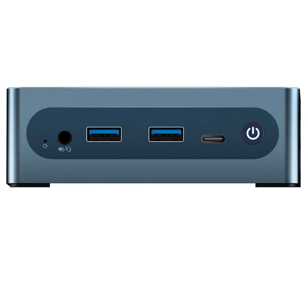 BMAX B4 Ultra Mini PC, Intel N150, 16GB RAM, 512GB SSD, 2×HDMI, WiFi 5, BT 5.0, USB, RJ45, fejhallgató kimenet