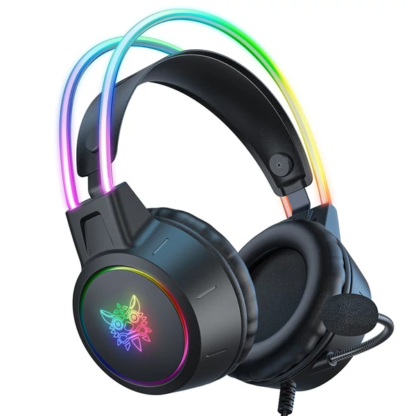 ONIKUMA X15 Pro vezetékes gamer fejhallgató - fekete