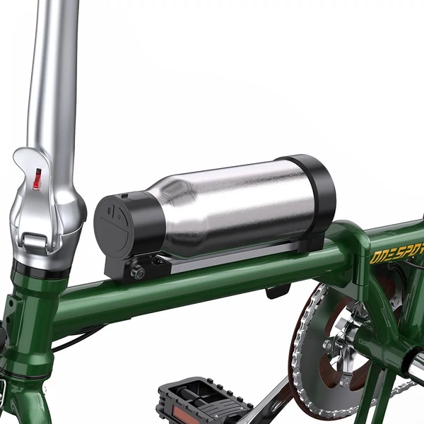 ONESPORT OT02 összecsukható elektromos bicikli, 250W, 36V 5.2Ah, 16” gumi, 25km/h, 25km hatótáv, V-fék - zöld﻿