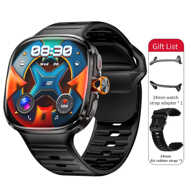 LOKMAT APPLLP 6 MAX okosóra, 3GB RAM, 32GB ROM, 2.16" AMOLED kijelző, 4G/5G LTE, GPS támogatás