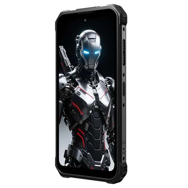 FOSSiBOT F110 Pro 5G Strapabíró Okostelefon, 20GB RAM, 128GB ROM, 6,75" HD+ kijelző, 10000mAh, 50MP AI Kamera, NFC - Fekete