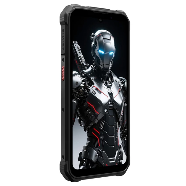 FOSSiBOT F110 Pro 5G Strapabíró Okostelefon, 20GB RAM, 128GB ROM, 6,75" HD+ kijelző, 10000mAh, 50MP AI Kamera, NFC - Fekete