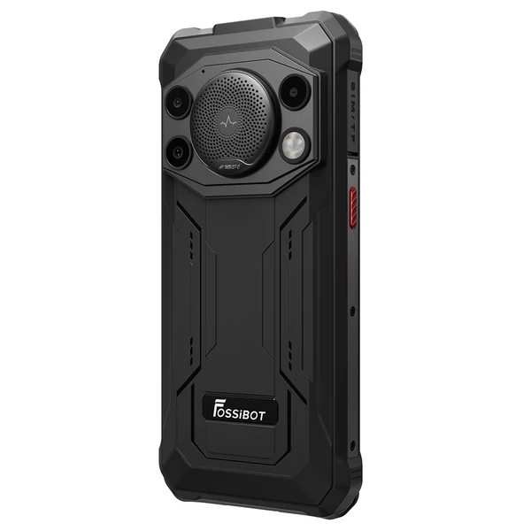 FOSSiBOT F110 Pro 5G Strapabíró Okostelefon, 20GB RAM, 128GB ROM, 6,75" HD+ kijelző, 10000mAh, 50MP AI Kamera, NFC - Fekete