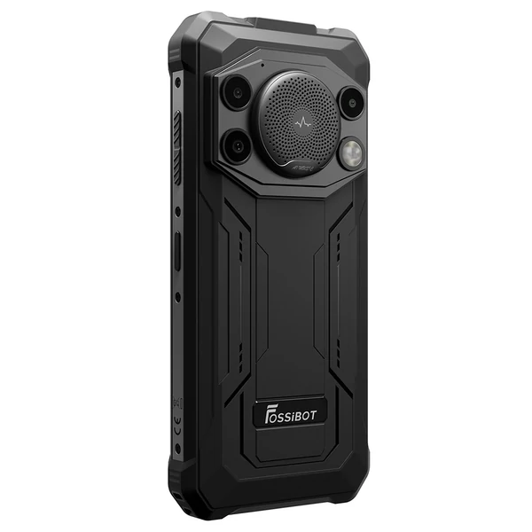 FOSSiBOT F110 Pro 5G Strapabíró Okostelefon, 20GB RAM, 128GB ROM, 6,75" HD+ kijelző, 10000mAh, 50MP AI Kamera, NFC - Fekete