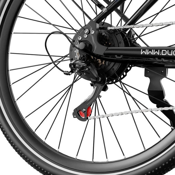 DUOTTS C29 Max elektromos kerékpár, 250W motor, 48V 18Ah akkumulátor, 29" kerekek, 25 km/h, 120 km hatótáv, hidraulikus tárcsafék, Shimano 7 sebesség