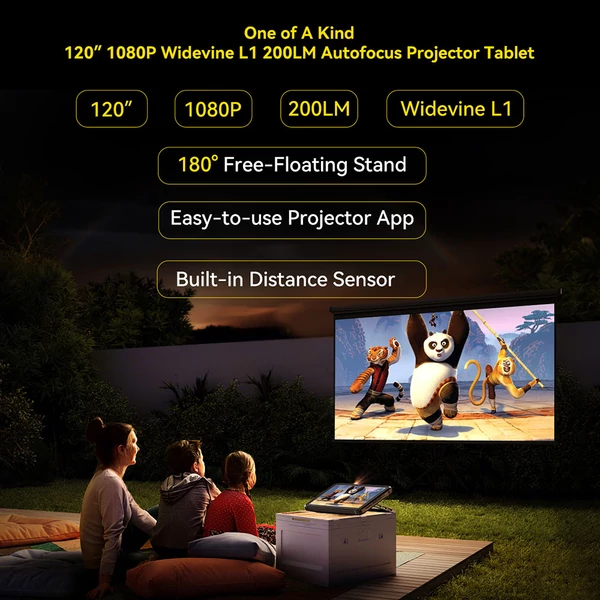 Blackview Active 12 Pro 5G strapabíró tablet, projektorral, 11" FHD, Android 15, 1TB, 16+32GB RAM, 30000mAh, 120W, 50+108MP