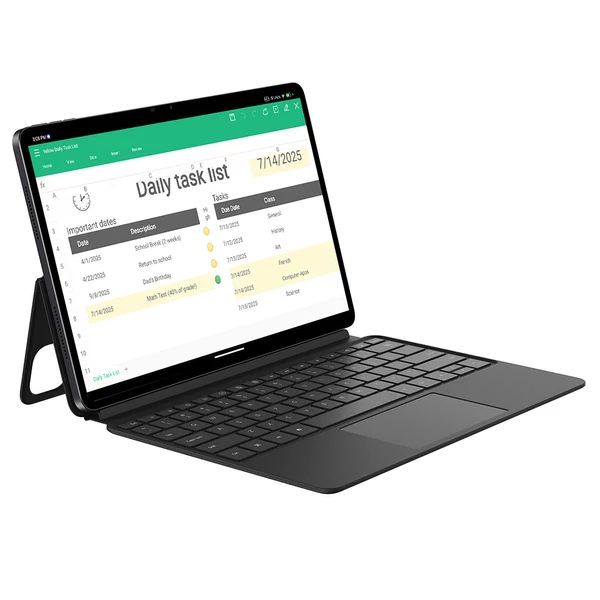 ALLDOCUBE Ultra Pad AI tablet billentyűzettel és tollal, 13" 144Hz 2.8K IPS kijelző, Android 15, Snapdragon 7+ Gen3, 12GB RAM, 256GB tárhely