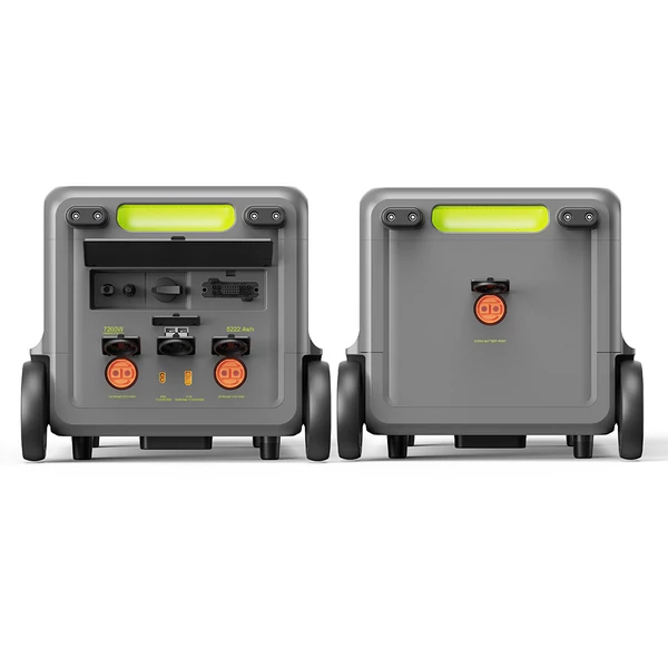 FOSSiBOT F7200 hordozható áramforrás, 5222Wh, 7200W, LiFePO4 akkumulátor, napelemes generátor otthonra, kempinghez, vészhelyzetre