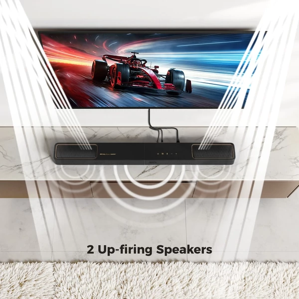 Ultimea Skywave F40 5.1.2 soundbar, Dolby Atmos, 400W, Bluetooth 5.4, vezeték nélküli mélynyomó, app vezérlés, házimozihoz