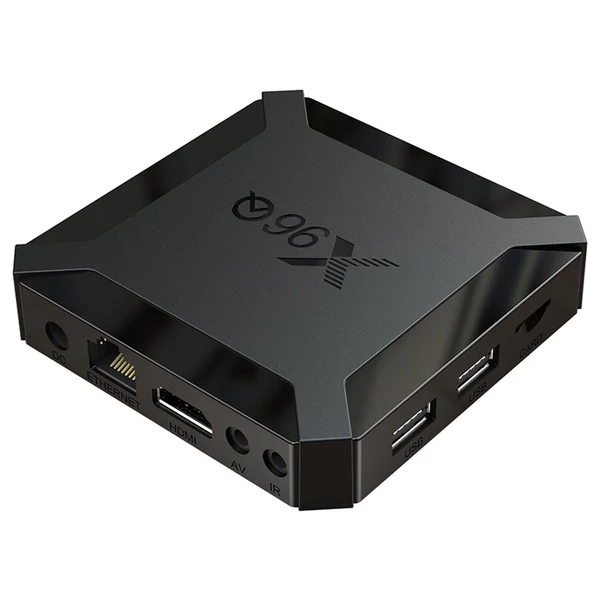X96Q Allwinner H313 4K Android TV Box, 2GB RAM 16GB tárhely, WiFi, HDMI, AV, RJ45, USB