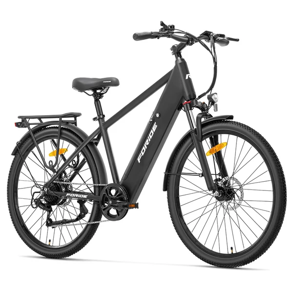 Foride Roamer 1 step-over elektromos kerékpár 250W, 36V 13Ah, 27,5”, 25 km/h, 100 km, tárcsafék, teleszkóp lockout, Shimano 7s