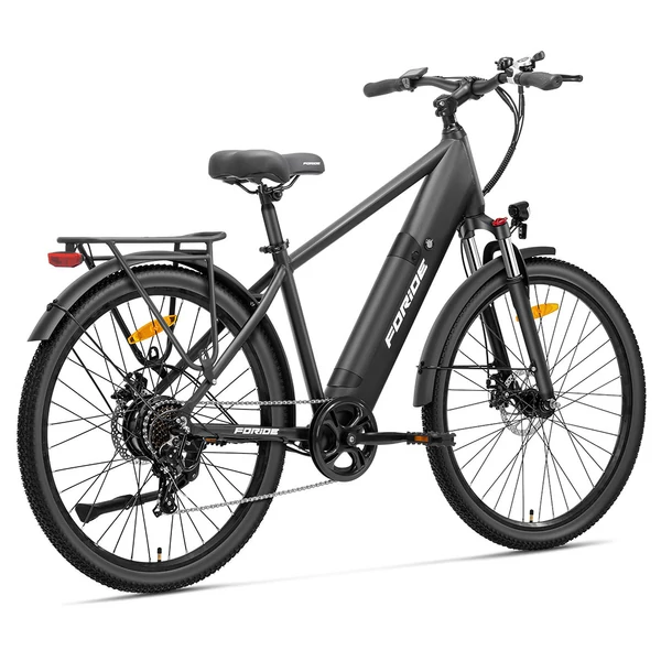 Foride Roamer 1 step-over elektromos kerékpár 250W, 36V 13Ah, 27,5”, 25 km/h, 100 km, tárcsafék, teleszkóp lockout, Shimano 7s