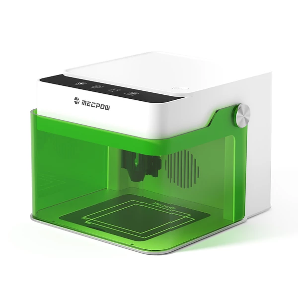 Mecpow M1 3,5W lézergravírozó, FDA Class 1, 0,01mm pontosság, 100x100mm munkaterület, WiFi/USB/TF kártya csatlakozás 