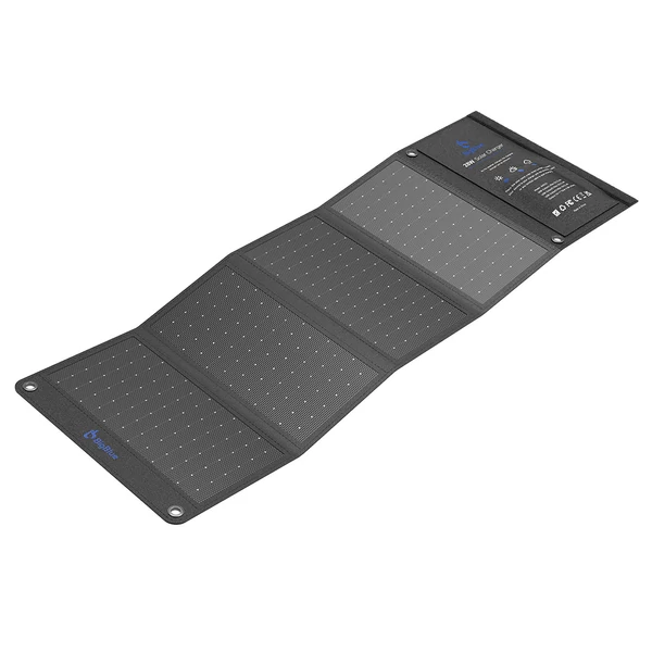 BigBlue SolarPowa 28W Napelem - 25,4% Hatásfok, USB-A/C Okos Töltés, Kültéri/Kemping