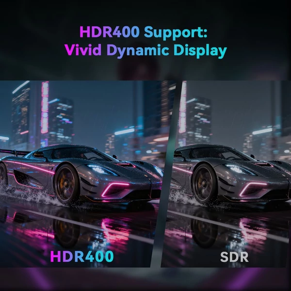 KTC H25X7 24,5" gamer monitor, Full HD, 400Hz, Fast IPS, 1ms, HDR400, FreeSync, G-Sync kompatibilis