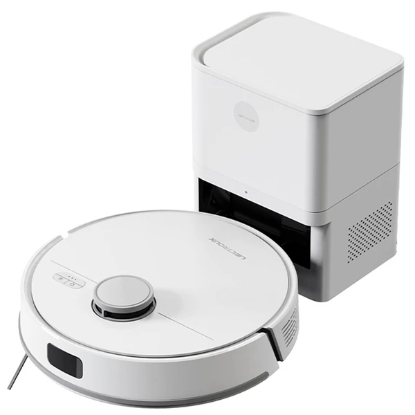 Liectroux M70 Pro lézeres robotporszívó önürítő portartállyal, 6500Pa szívóerővel, 175 perc üzemidővel, okos app vezérléssel - fehér 