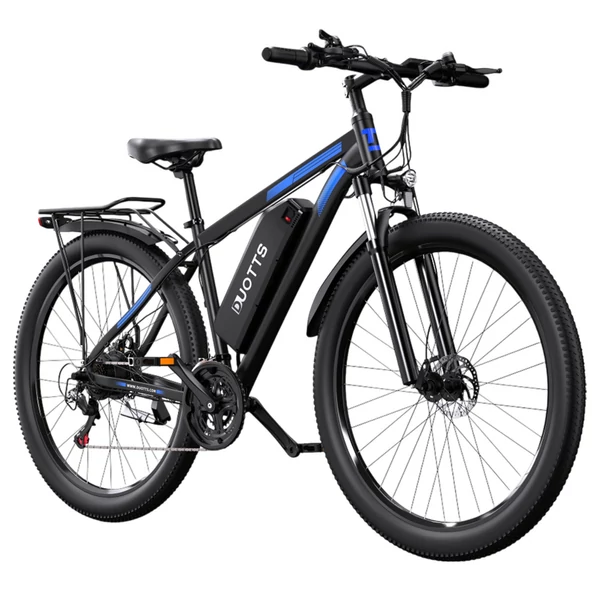 DUOTTS C29 elektromos mountain bike: 750W, 48V 15Ah, 50 km/h, 100km hatótáv, 29", Shimano 21 sebesség, csomagtartó, applikáció