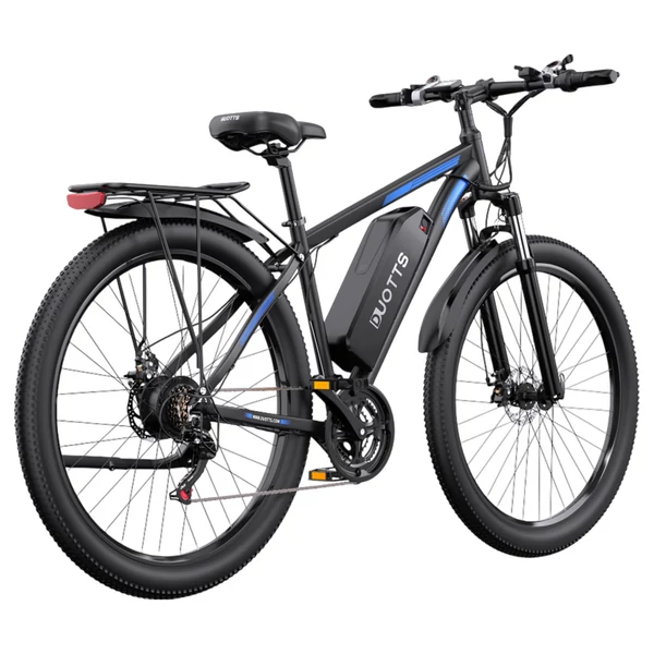 DUOTTS C29 elektromos mountain bike: 750W, 48V 15Ah, 50 km/h, 100km hatótáv, 29", Shimano 21 sebesség, csomagtartó, applikáció