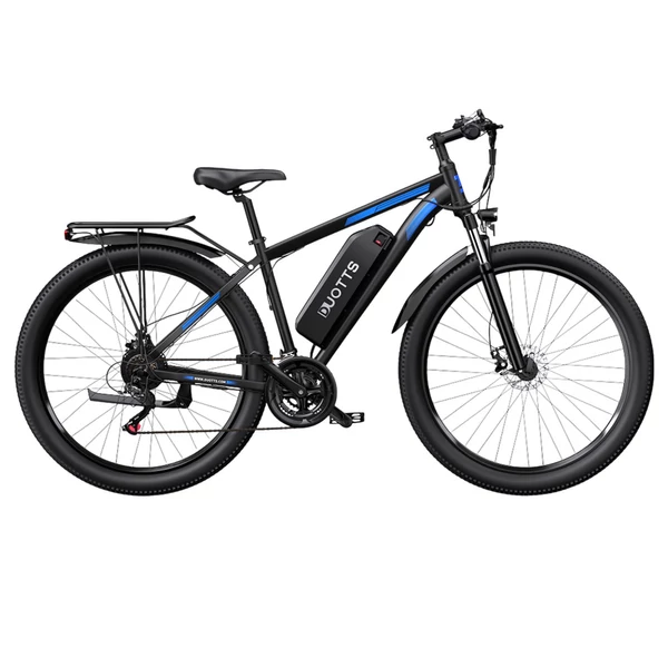 DUOTTS C29 elektromos mountain bike: 750W, 48V 15Ah, 50 km/h, 100km hatótáv, 29", Shimano 21 sebesség, csomagtartó, applikáció