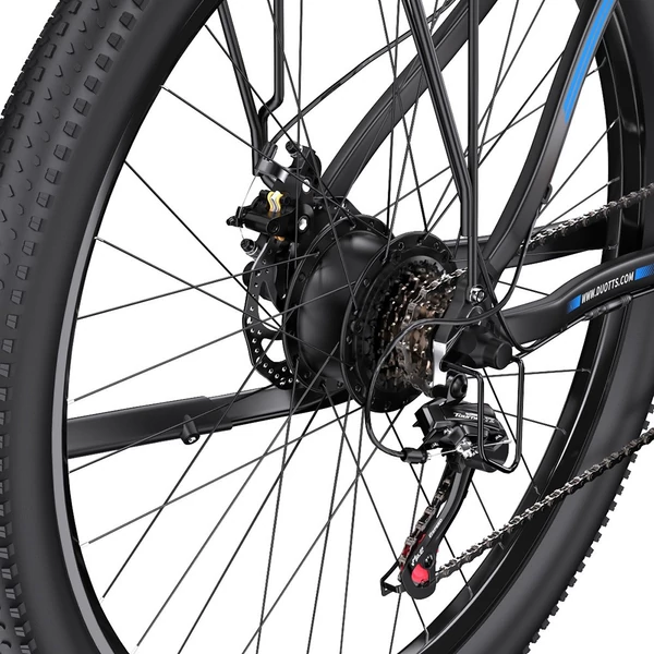 DUOTTS C29 elektromos mountain bike: 750W, 48V 15Ah, 50 km/h, 100km hatótáv, 29", Shimano 21 sebesség, csomagtartó, applikáció