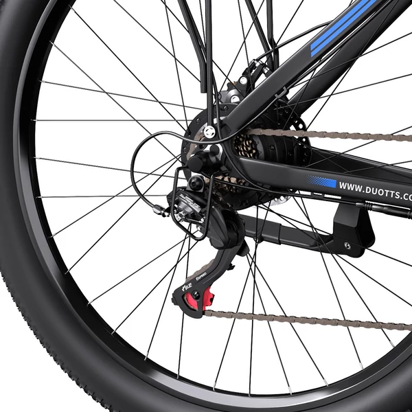DUOTTS C29 elektromos mountain bike: 750W, 48V 15Ah, 50 km/h, 100km hatótáv, 29", Shimano 21 sebesség, csomagtartó, applikáció