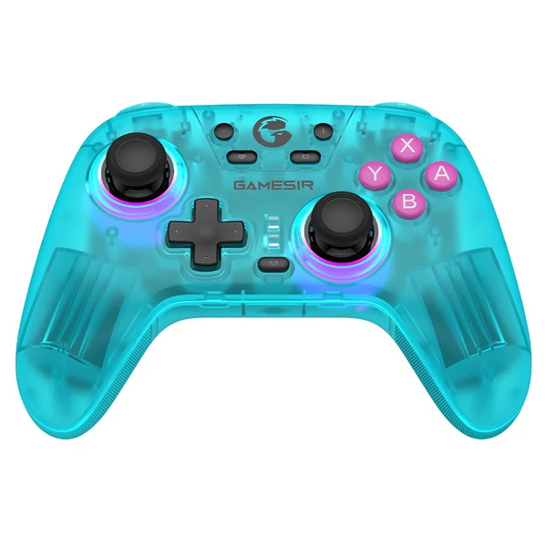 GameSir Nova HD Rumble kontroller: RGB világítás, Tri-mode, Switch, PC, iOS, Android és Steam Deck kompatibilis - zöld