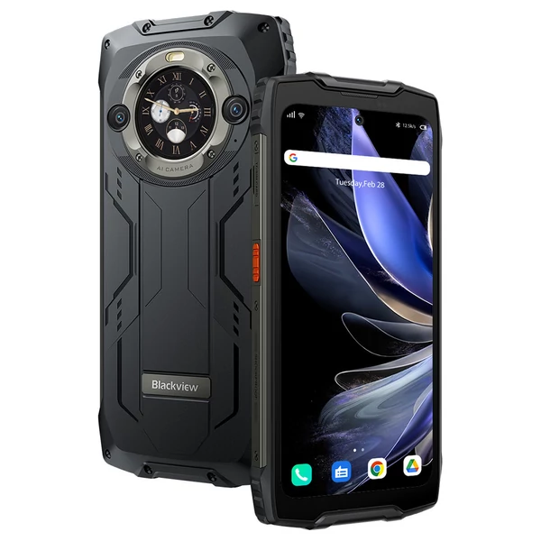 Blackview BV9300 Pro Strapabíró Okostelefon | 12/256GB, 15080mAh, 120Hz, 100LM Lámpa, 64MP Kamera, NFC, IP68/IP69K