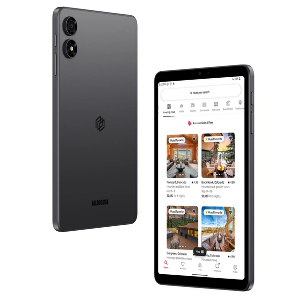ALLDOCUBE iPlay 70 Mini Pro tablet, 8.4" 90Hz IPS, Android 15, 8-magos CPU, 8GB RAM, 128GB ROM, WiFi 6, BT 5.4, Dual SIM, 6050mAh, szürke