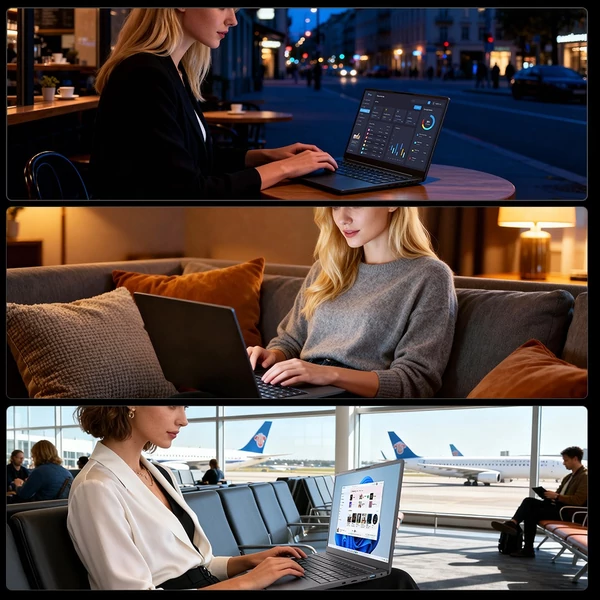 Ninkear A15 Plus laptop, 15.6" FHD, AMD Ryzen 7 5825U, 16GB RAM, 1TB SSD, WiFi 6, ujjlenyomat-olvasó, 5500mAh, Type-C, HDMI, Bluetooth 5.2 - Szürke