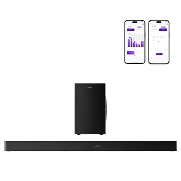 Ultimea Skywave F30 Boom 3.1.2 csatornás soundbar, 360W teljesítmény, Dolby Atmos, HDMI, Bluetooth 5.4, APP vezérlés