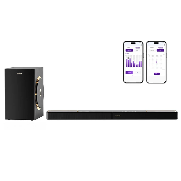 Ultimea Skywave F30 Boom 3.1.2 csatornás soundbar, 360W teljesítmény, Dolby Atmos, HDMI, Bluetooth 5.4, APP vezérlés