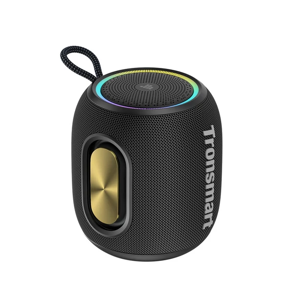 Tronsmart T8 Mini hordozható kültéri hangszóró, 16W teljesítmény, 20 órás üzemidő, IPX7 vízálló – Fekete
