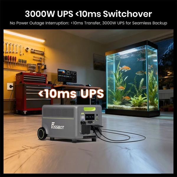FOSSiBOT F7200 hordozható erőmű + 800 W mikroinverter szett