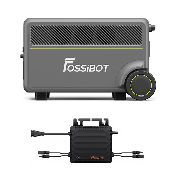 FOSSiBOT F7200 hordozható erőmű + 800 W mikroinverter szett
