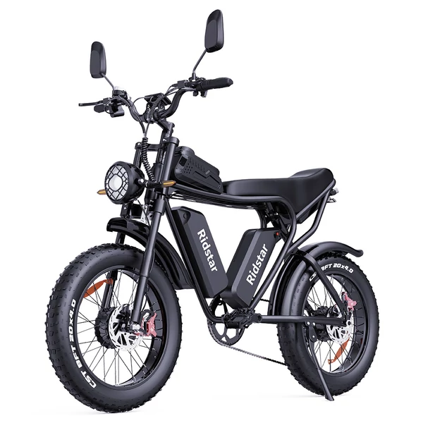 Ridstar Q20 elektromos kerékpár 1000W motorral, 20x4.0 fat tire, 48V 20Ah kivehető akkumulátor, 48 km/h, 120 km hatótáv