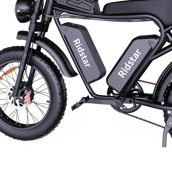 Ridstar Q20 elektromos kerékpár 1000W motorral, 20x4.0 fat tire, 48V 20Ah kivehető akkumulátor, 48 km/h, 120 km hatótáv