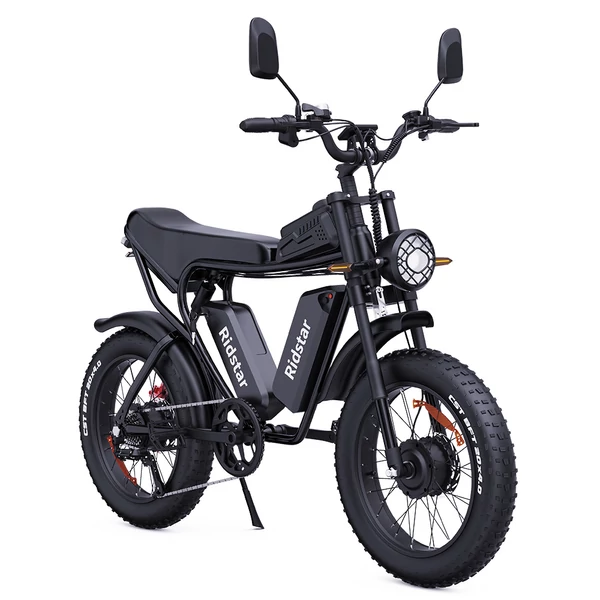 Ridstar Q20 elektromos kerékpár 1000W motorral, 20x4.0 fat tire, 48V 20Ah kivehető akkumulátor, 48 km/h, 120 km hatótáv