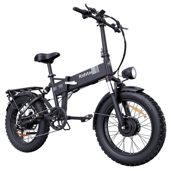Ridstar H20 Pro elektromos kerékpár: 2000W összteljesítmény, 48V 23Ah akku, 20x4" fat tire, 49km/h, 112km hatótáv, hidraulikus fék, Shimano 7 sebesség