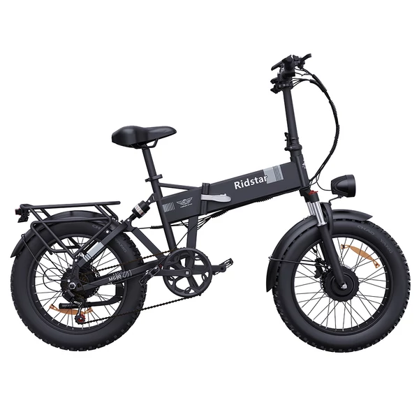 Ridstar H20 Pro elektromos kerékpár: 2000W összteljesítmény, 48V 23Ah akku, 20x4" fat tire, 49km/h, 112km hatótáv, hidraulikus fék, Shimano 7 sebesség
