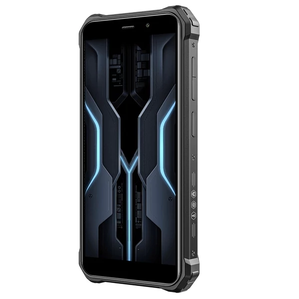 FOSSiBOT F101P ütésálló mobil: 4GB/64GB, 10600mAh akku, 123dB hangszóró, 5.45" HD+, Android 13, Dual SIM - fekete