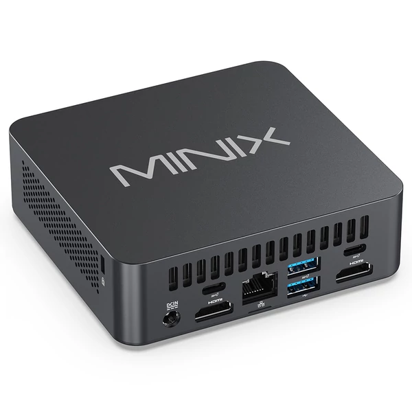 MINIX NUC355 Mini PC, Intel Core 3 N355 (8 mag, 3.9GHz), 16GB RAM, 512GB SSD, WiFi 6, BT 5.2, 4K Triple Display (2xHDMI, Type-C), USB 3.2, RJ45