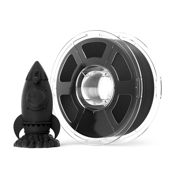 4 kg-os Mecpow PETG-CF (szénszálas) 3D nyomtató filament – fekete